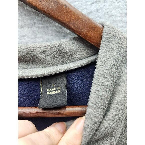 RedHead Mens V-Neck Gray Fleece Pullover Large - Picture 3 of 5